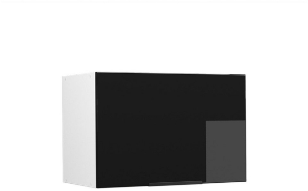 Vicco Hängeschrank Fame-Line, Schwarz-Eiche Hochglanz/Weiß, 60 x 40 cm Flach