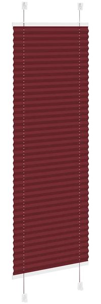 vidaXL Plissee Bordeauxrot 45x100 cm Stoffbreite 44,4 cm Polyester 4015217 Bild 4
