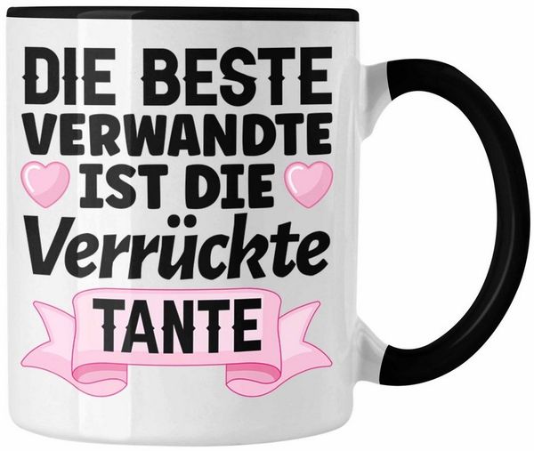 Trendation Tasse Trendation - Beste Tante der Welt Geschenk Tasse mit Spruch für Tante