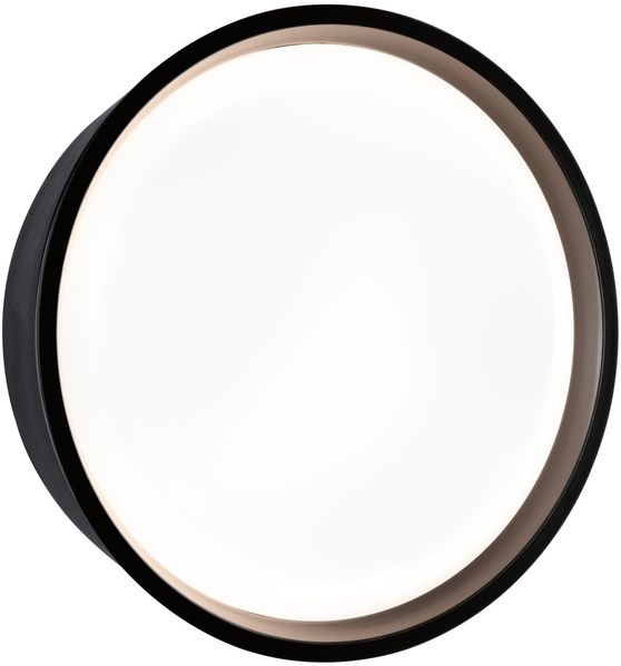 Paulmann 94696 LED Außenwandleuchte Platomo schwarz IP44 seewasserresistent