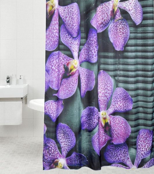 Sanilo Duschvorhang Vanda 180x200 cm, 100% wasserdicht, Anti-Schimmel-Effekt, hochwertige Qualität