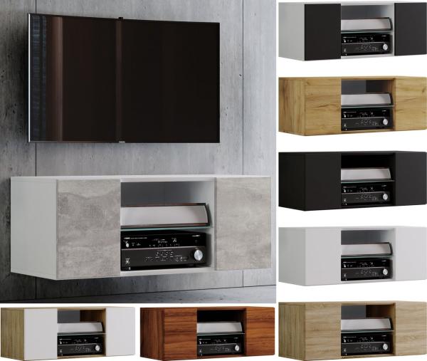 VCM TV-Möbel Jusa 916941 Honig-Eiche H. 40 x B. 95 x T. 36 cm