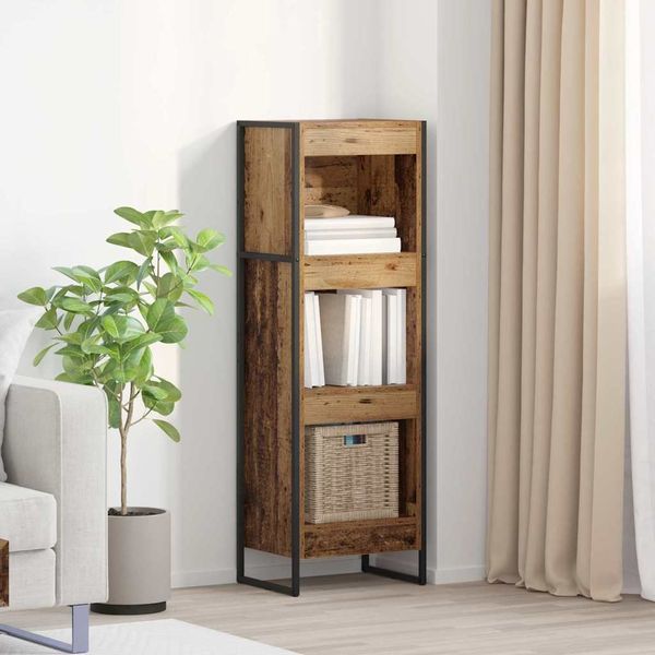 vidaXL Bücherregal Altholz 40 x 30 x 121 cm Holzwerkstoff 886370