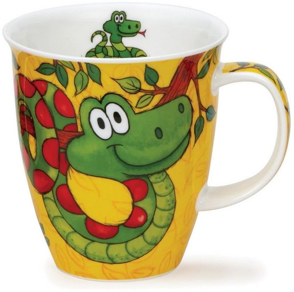 Dunoon Tasse Snake Schlange Nevis 0,4 l Fine Bone China Porzellan, 1-tlg.
