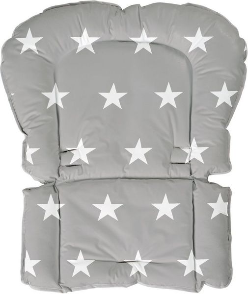 roba Universal Sitzverkleinerer 'Little Stars' - Folie - Sitzpolster für Hochstühle - Grau / Weiß