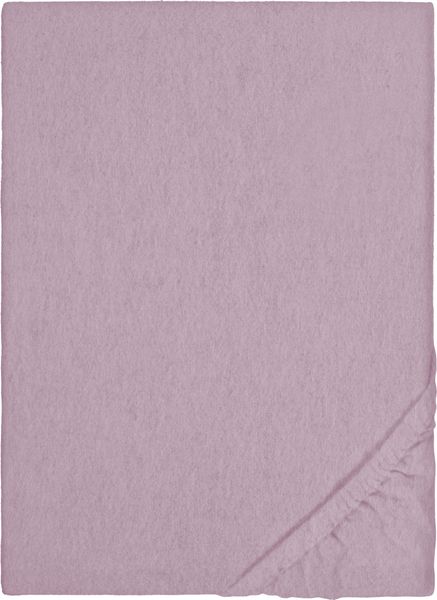biberna Melange-Flanell Spannbetttuch 0841380 MELANGE UNI, brombeer, 1x 90x190 cm - 100x200 cm