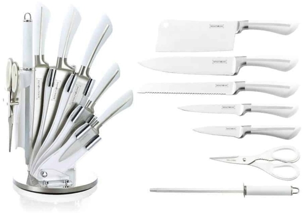 Messer Kochmesser Messerständer Messerset 8-tlg. Royalty Line weiß RL-KSS750 Bild 1