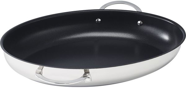 BEKA Fischpfanne Edelstahl, rostfrei, Länge: 380 mm, ø: 250 mm
