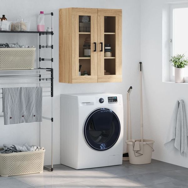 vidaXL Wandschrank Sonoma-Eiche 69,5x34x90 cm 828479