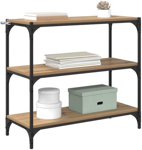 vidaXL Bücherregal Artisan-Eiche 80 x 33 x 70,5 cm Holzwerkstoff 881109 Bild 3