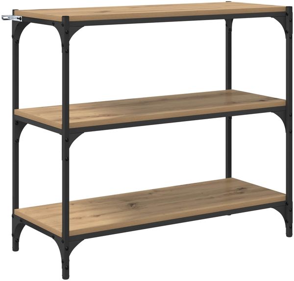 vidaXL Bücherregal Artisan-Eiche 80 x 33 x 70,5 cm Holzwerkstoff 881109 Bild 2