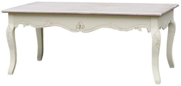 Livin Hill Couchtisch Rimini Creme, hellbraune Spitze RI027