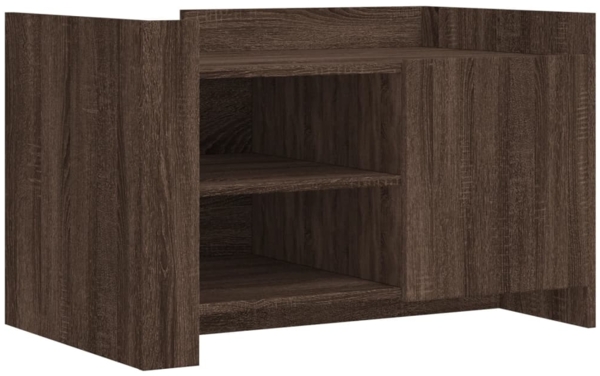 vidaXL Couchtisch Braun Eichen-Optik 80x50x50 cm Holzwerkstoff 848359
