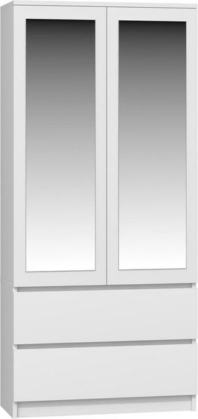 MAGOWA Kleiderschrank MALWA SS – stilvoll & funktional für Büro oder Schlafzimmer (perfekt kombinierbar) Maße: B 90 × H 180 × T 50 cm