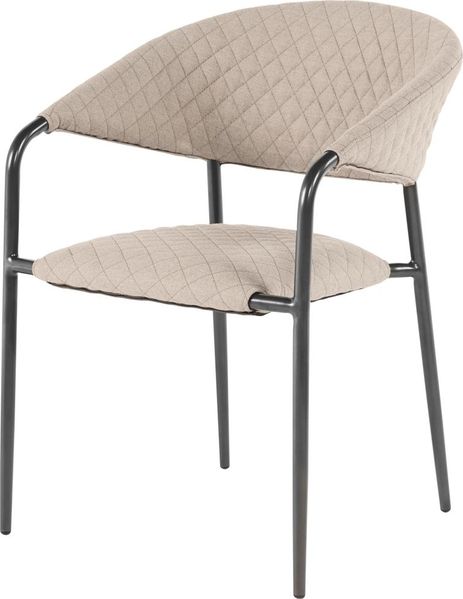 Primaster Stapelsessel Calvo mit wetterfestem Bezug natur Stapelstuhl Aluminium