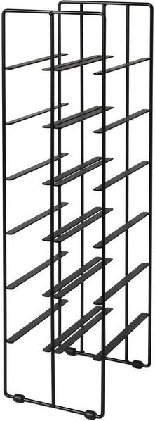 Blomus PILARE Weinflaschenregal, Weinregal, Flaschenregal, Stahl matt pulverbeschichtet, schwarz, 65776