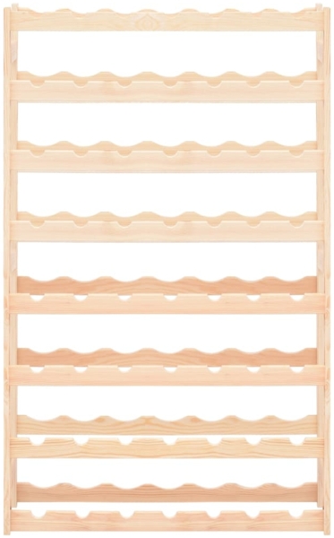 vidaXL Weinregal für 56 Flaschen Kiefernholz 286196