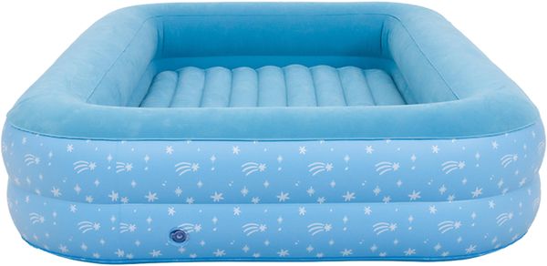 Deluxe Kids Flocked Airbed with Kids Double Action Hand Pump 172 x 112 x 30 cm with Double Action Hand Pump Bild 5