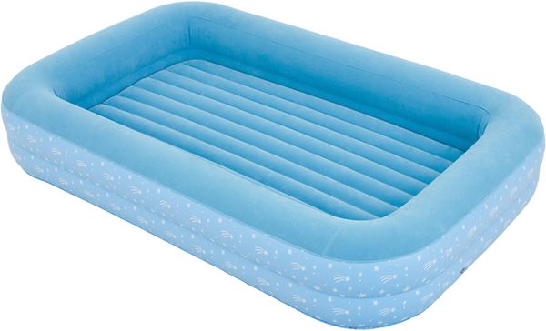 Deluxe Kids Flocked Airbed with Kids Double Action Hand Pump 172 x 112 x 30 cm with Double Action Hand Pump Bild 6