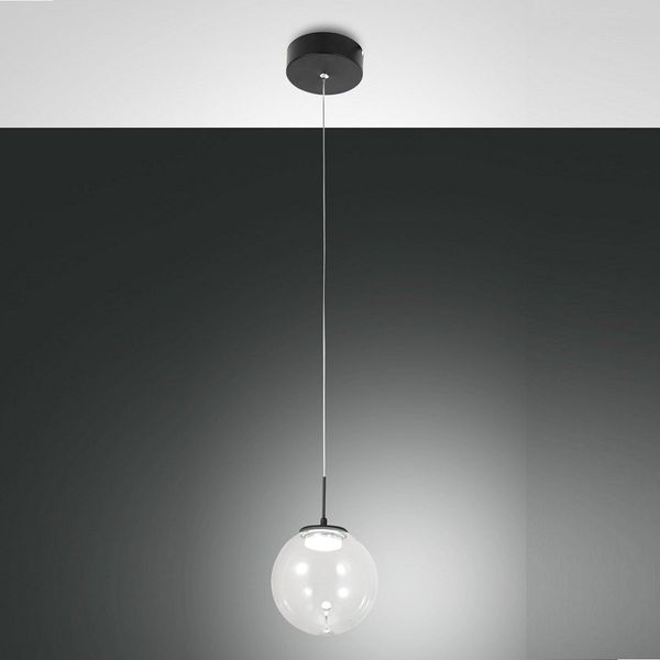 Fabas Luce 3770-40-372 LED Pendelleuchte Ariel 1-flammig 15cm transparent 3 Step Dim