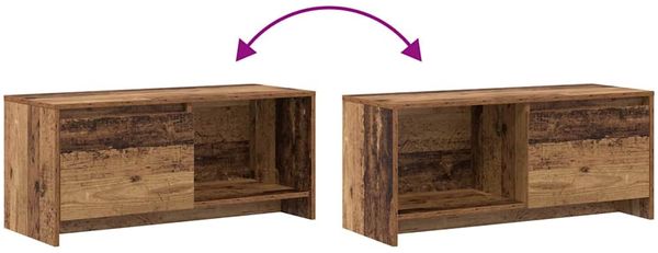 vidaXL TV-Schrankset Altholz 90 x 35 x 40 cm Holzwerkstoff 875231 Bild 11