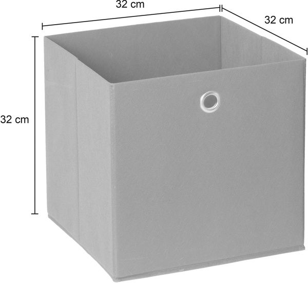 Schildmeyer Faltbox Box, 2er-Set mit Vliesüberzug
