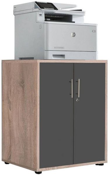 BMG Möbel Aktenschrank Druckerschrank Office Edition (geeignet für 3D Drucker und Office Drucker) Höhe 74 cm, optimale Ergänzung zu Schreibtischen
