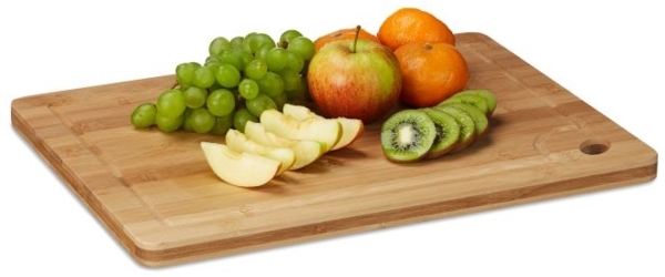 5 x Tranchierbrett Bambus