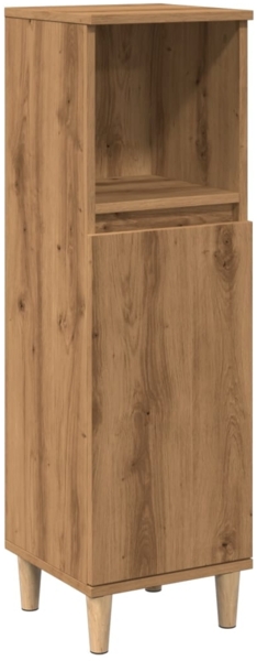 vidaXL Badschrank Artisan-Eiche 30x30x100 cm Holzwerkstoff 857109