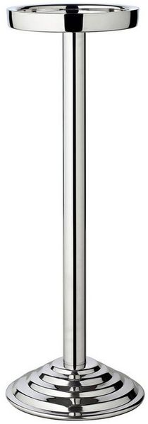 EDZARD Servierständer Olbia, Edelstahl, Flaschenkühlerständer aus Edelstahl - hochglanzpoliert, 62cm hoch
