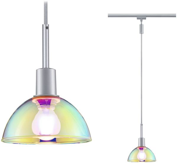 Paulmann 96975 URail Pendel Sarrasani Chrom matt,Dichroic max. 20W E14 ohne Leuchtmittel