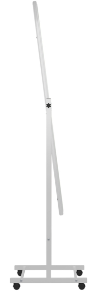 CLP Standspiegel Evoir mit Laufrollen neigbar und 360 Grad drehbar,weiß Bild 6