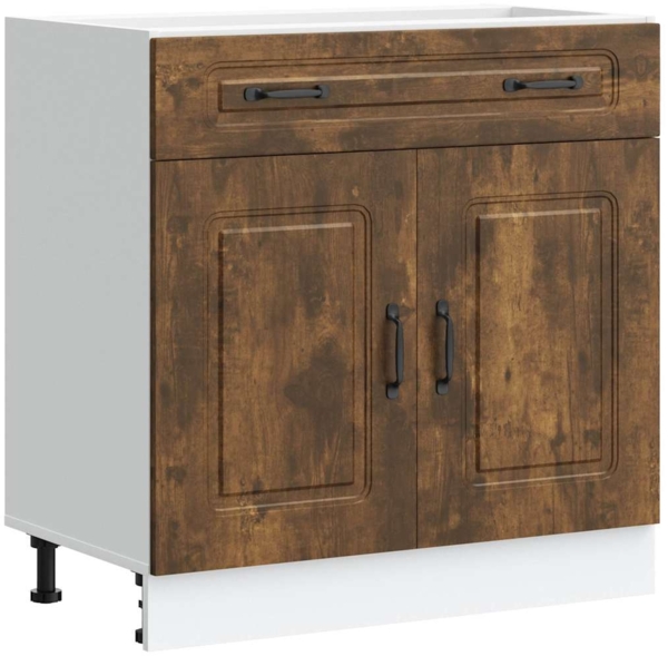 vidaXL Küchenunterschrank Kalmar Räuchereiche Holzwerkstoff 853502 Bild 1