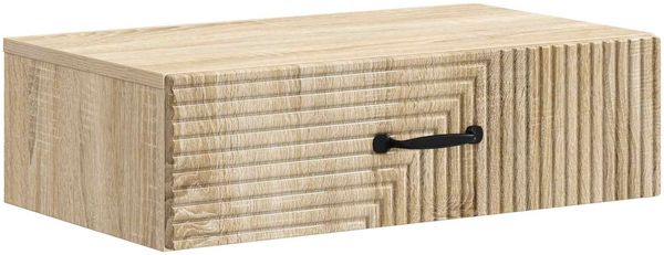 vidaXL Wandmontierter Beistelltisch Sonoma-Eiche 59 x 34,5 x 17 cm 898657