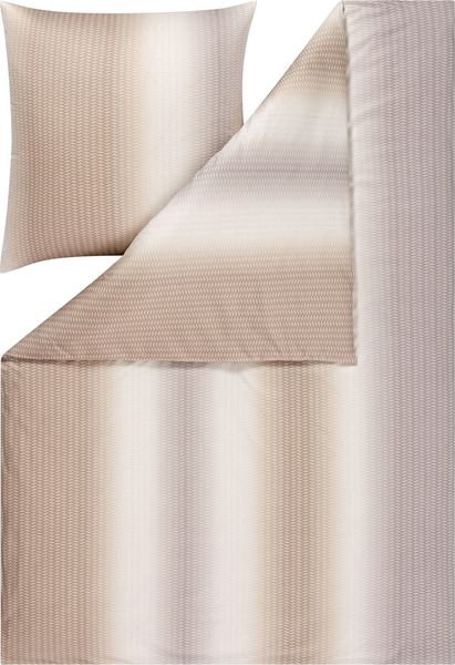 Estella Interlock Jersey Bettwäsche Caspian 6614-205 Streifen 135x200