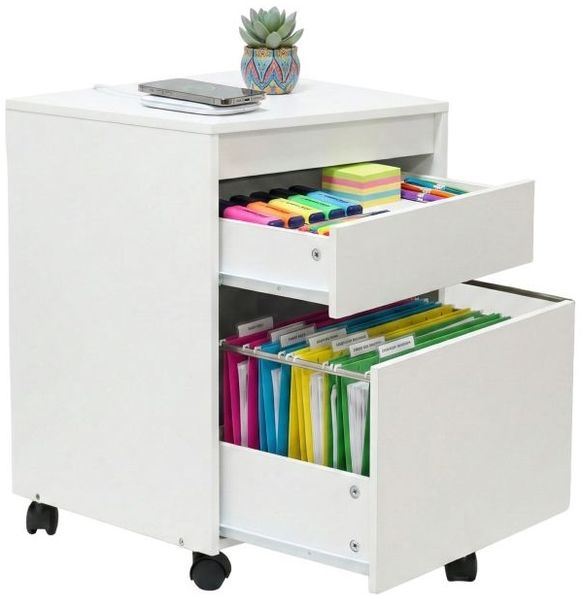 Relaxdays Rollcontainer mit Hängeregister