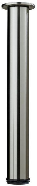 Hettich Tischbein 7,6 x 70 - 110 cm Stahl Edelstahl-Optik - 1 Stück