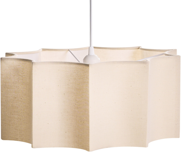 Hängeleuchte LUENHA Metall Beige Bild 1