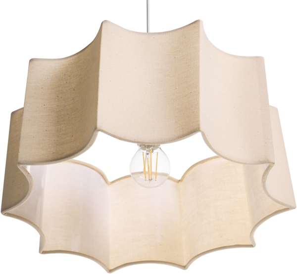 Hängeleuchte LUENHA Metall Beige Bild 6