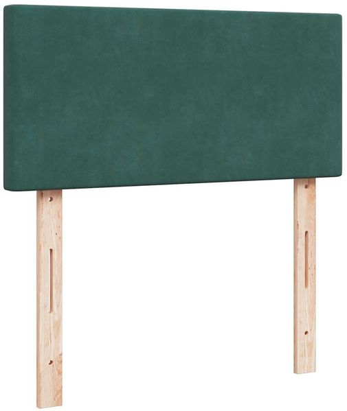 vidaXL Ottoman-Bett mit Matratze Dunkelgrün 90x200 cm Samt 3311678 Bild 9