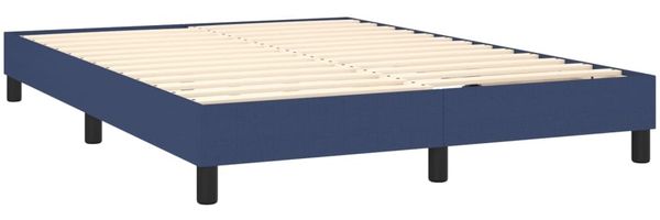 vidaXL Polsterbett, Stoff, 25,0 cm, Blau, 140x190 cm Bild 4