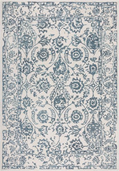 Kadima Design Traditioneller Floral-Vintage Wollteppich "Soar Matt". 120x170 cm