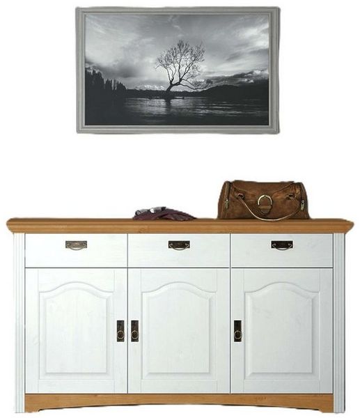 OTTO home Kommode Konrad, aus massiver Kiefer, Breite 156 cm, mit Schubladen, FSC®