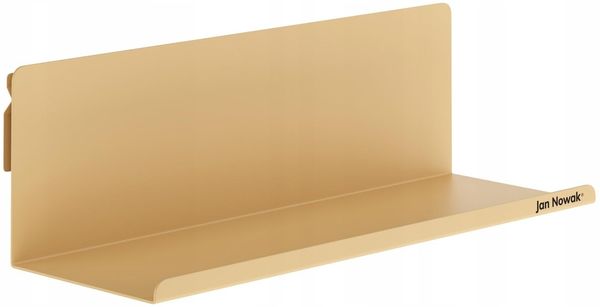Jan Nowak Wandregal Bücherleiste Bilderleiste aus Metall Joanne 40 cm Beige