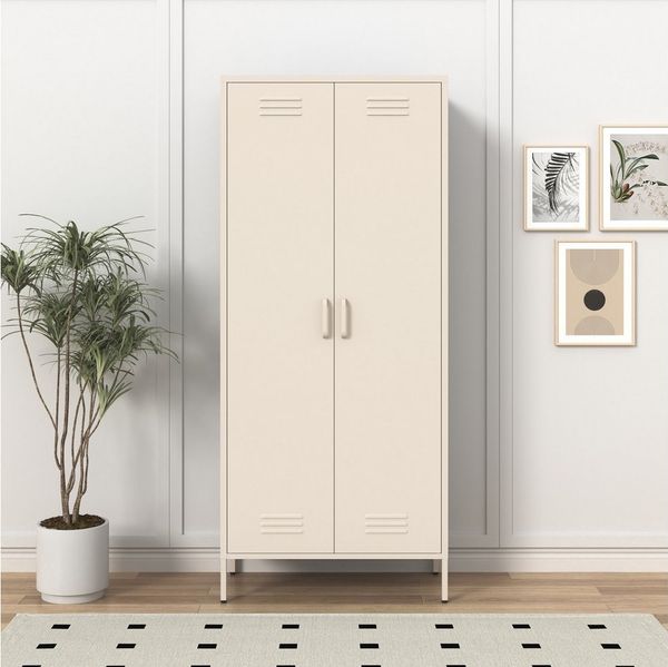 OTTO home Drehtürenschrank Kleiderschrank Schrank Metallschrank Mehrzweckschrank Siena Spind (in 4 Farben aus Metall) in der Höhe verstellbar, abschließbar