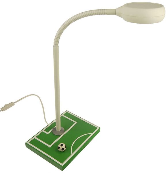 Kinder Schreibtischlampe FUSSBALLFELD mit Flexarm, Höhe 37cm