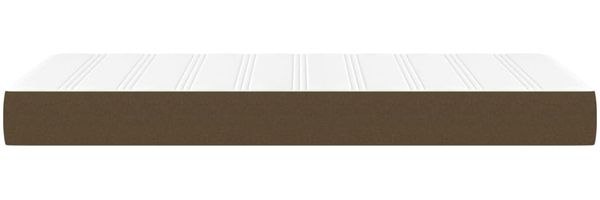 vidaXL Taschenfederkernmatratze Mittel Dunkelbraun 80x200x20 cm Stoff 347677 Bild 4