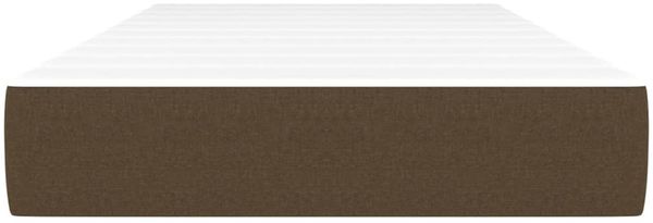 vidaXL Taschenfederkernmatratze Mittel Dunkelbraun 80x200x20 cm Stoff 347677 Bild 3