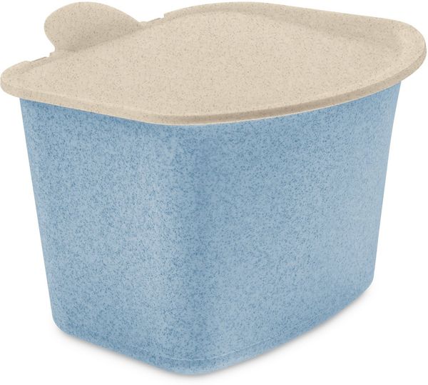 Koziol Bio Abfall Behälter Bibo nature flower blue