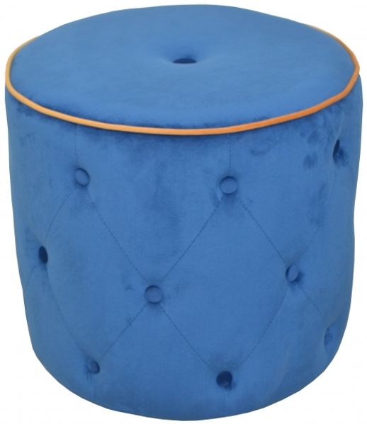 Sitzhocker/-pouf "Madagaskar" blau